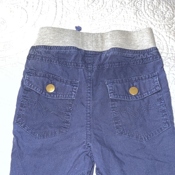 Rorie Whelan Navy fleece lined pants. 18 months. Drawstring with pockets. - Picture 7 of 9
